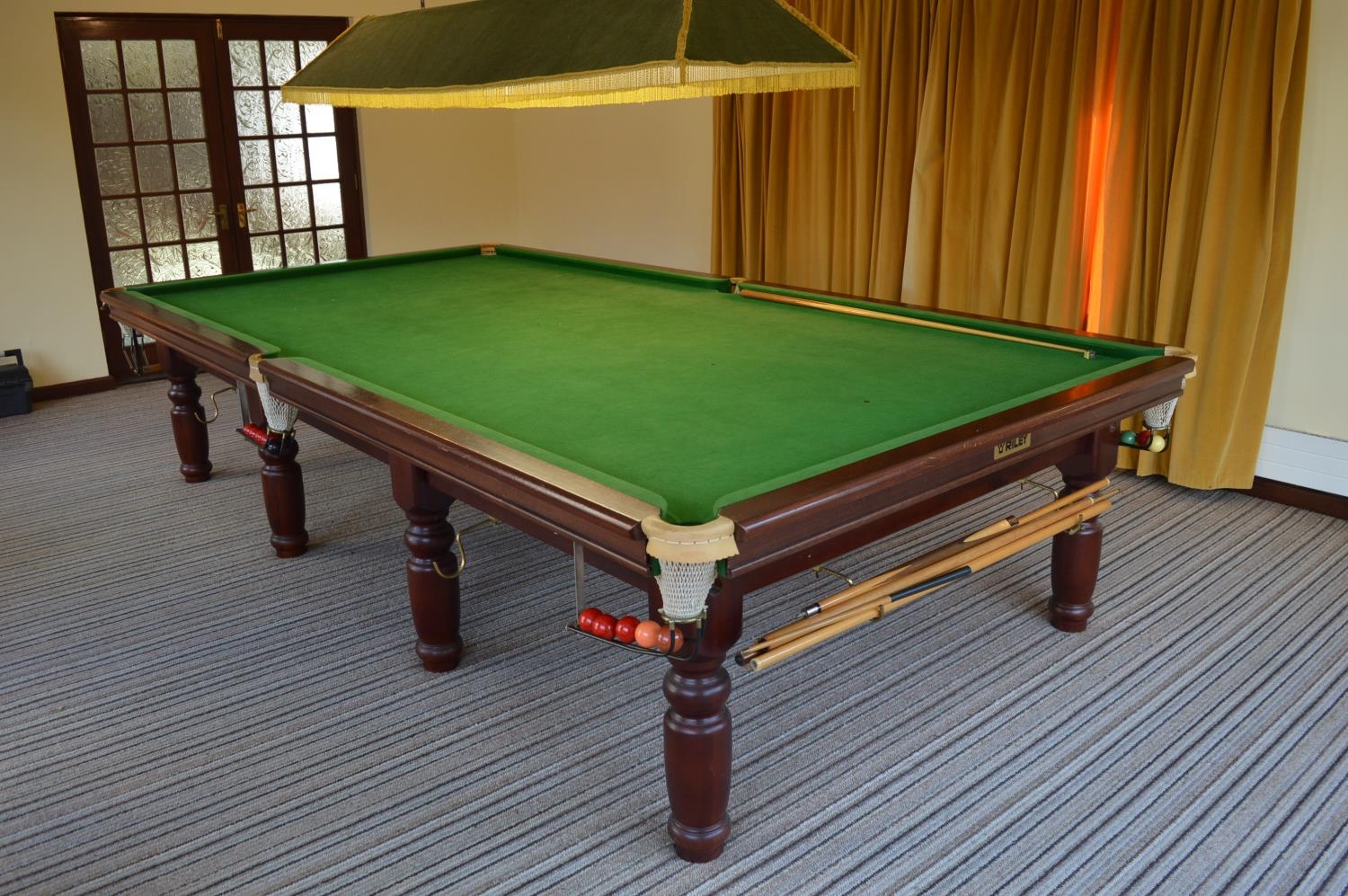 Full size 12ft  RILEY snooker table - Image 2 of 3