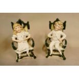 Two 19th C. ceramic figures.