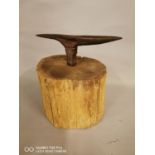 19th C. tinsmith's anvil.