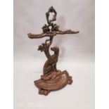 19th C. cast iron stick stand.