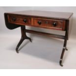 19th C. mahogany sofa table.