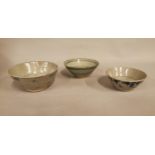 Three 19th C. Oriental ceramic bowls.