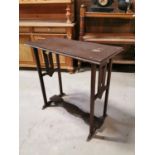 Edwardian stained pine sidetable.