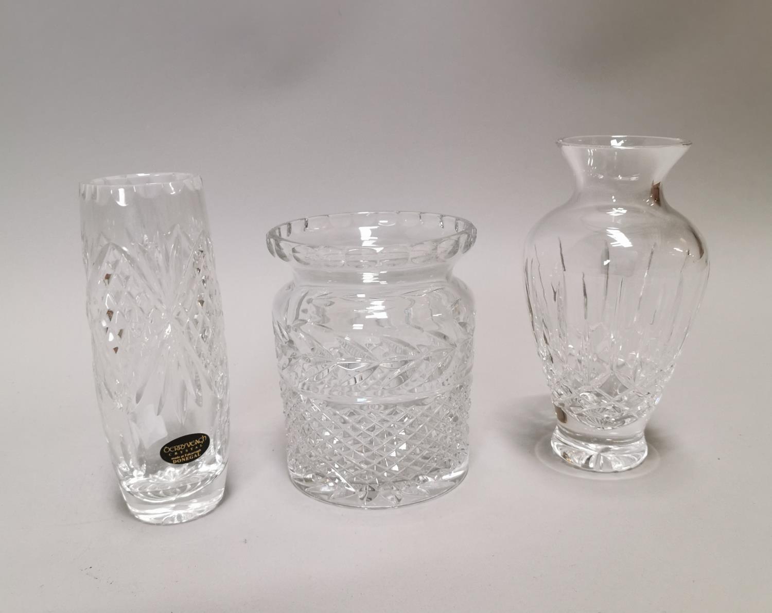 Three pieces of Donegal Crystal. - Image 2 of 2