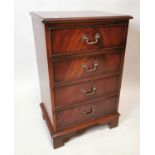 Neat mahogany chest of drawers.