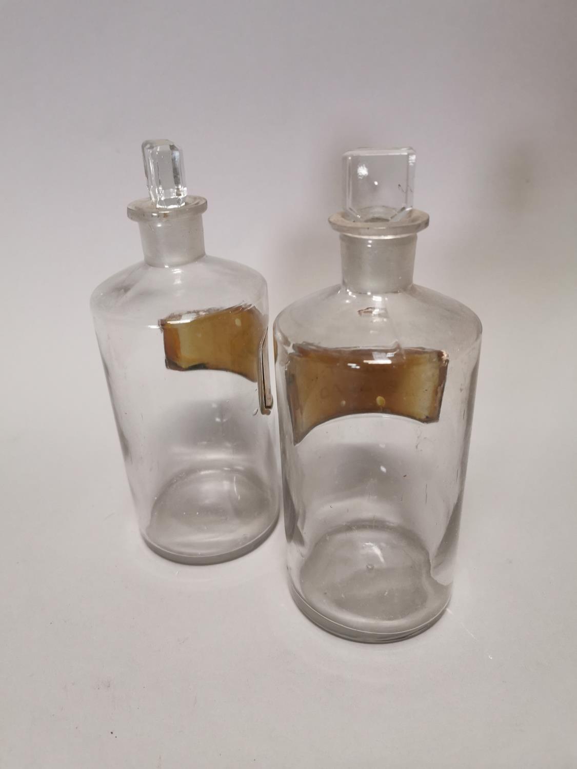 Two early 20th C. glass chemist jars. - Image 3 of 3