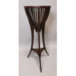 Good quality 19th C. mahogany jardinière.