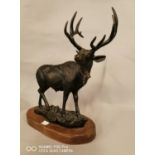 Cast iron figure of Elk.