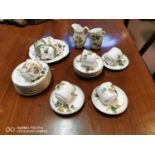 Part ceramic tea set.