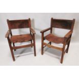 Pair of early 20th C. armchairs.