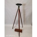 Early 20th C. brass theodolite.