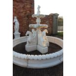Stylish two tier fountain,