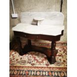 Edwardian mahogany washstand.