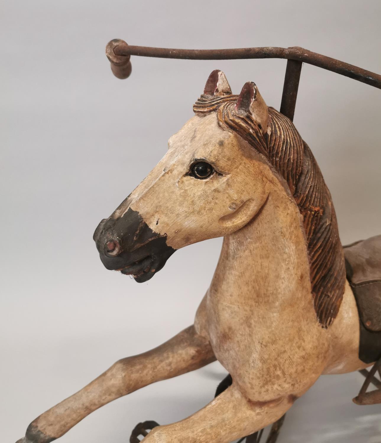 Early 20th C. Child's pedal horse. - Image 2 of 4