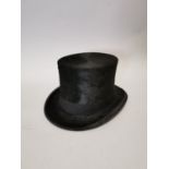 Early 20th C. top hat.
