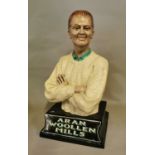 Aran Woollen Mills advertising figure.