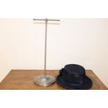 Metal hat stand