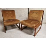 Pair of 1970s easy chairs.