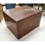 19th C. pine box.