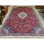 Persian carpet square.