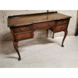 Mahogany dressing table.