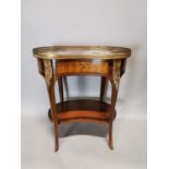 Edwardian kingwood side table.