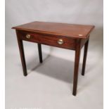 Georgian mahogany side table.