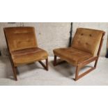 Pair of 1970s easy chairs.