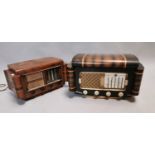 Two Art Deco radios.
