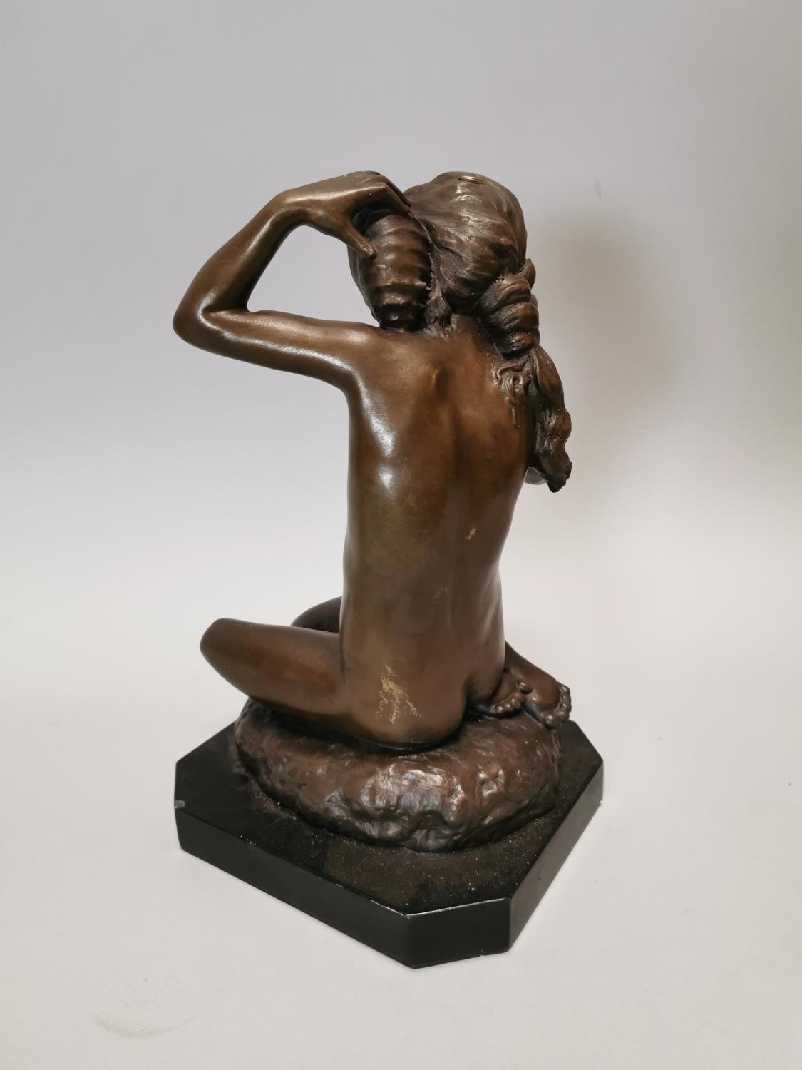 Bronze figurine of a Girl mounted. - Image 2 of 4