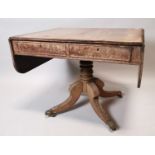 Regency mahogany sofa table.
