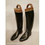 Pair of leather riding boots.