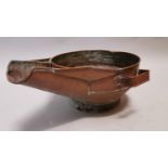 19th C. copper cream bowl