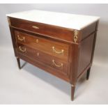 Exceptional quality mahogany chest of drawers.