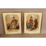 Pair of early 20th C. Oriental water colours.