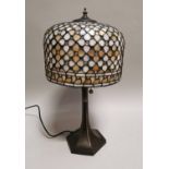 Good quality bronze lamp.