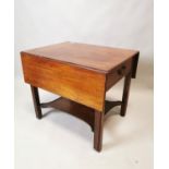 Irish Georgian mahogany architect's table.