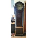 William IV mahogany long cased clock.