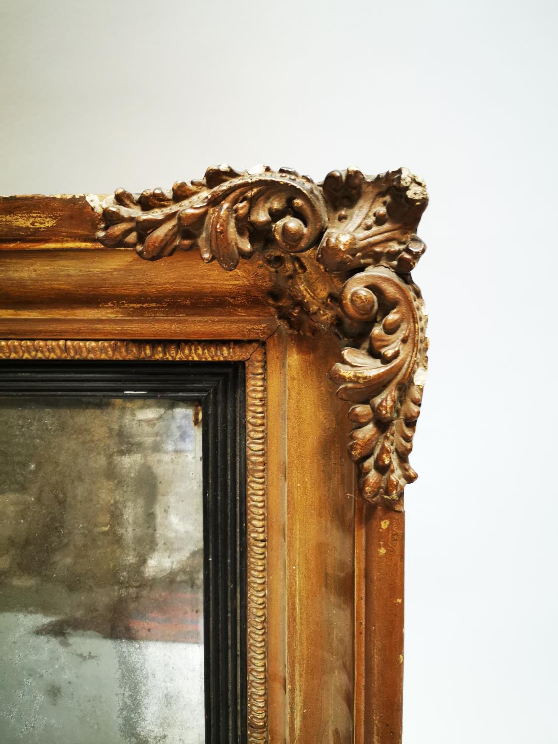 Early 19th C. giltwood and gesso overmantle. - Image 2 of 4
