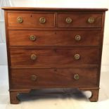 Irish Georgian chest of drawers