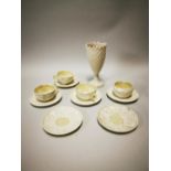 Ten pieces of 3rd period Belleek.