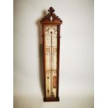 Edwardian oak Fitzroy barometer.