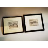 Two 19th C. framed prints.