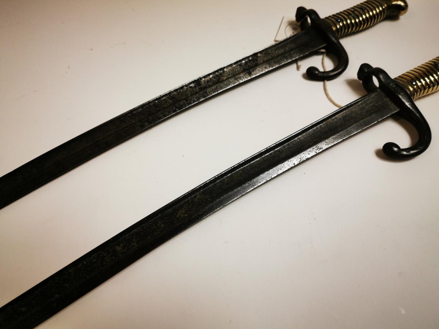 Pair of 19th C. French bayonets. - Image 4 of 4