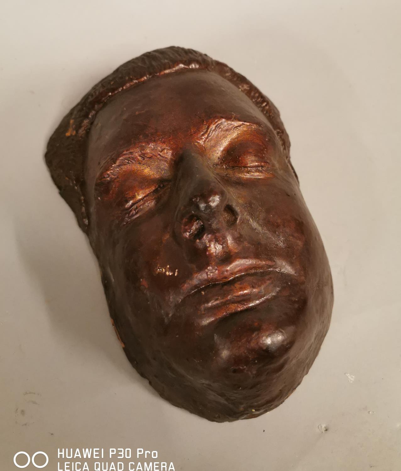 Early 20th C. death mask.