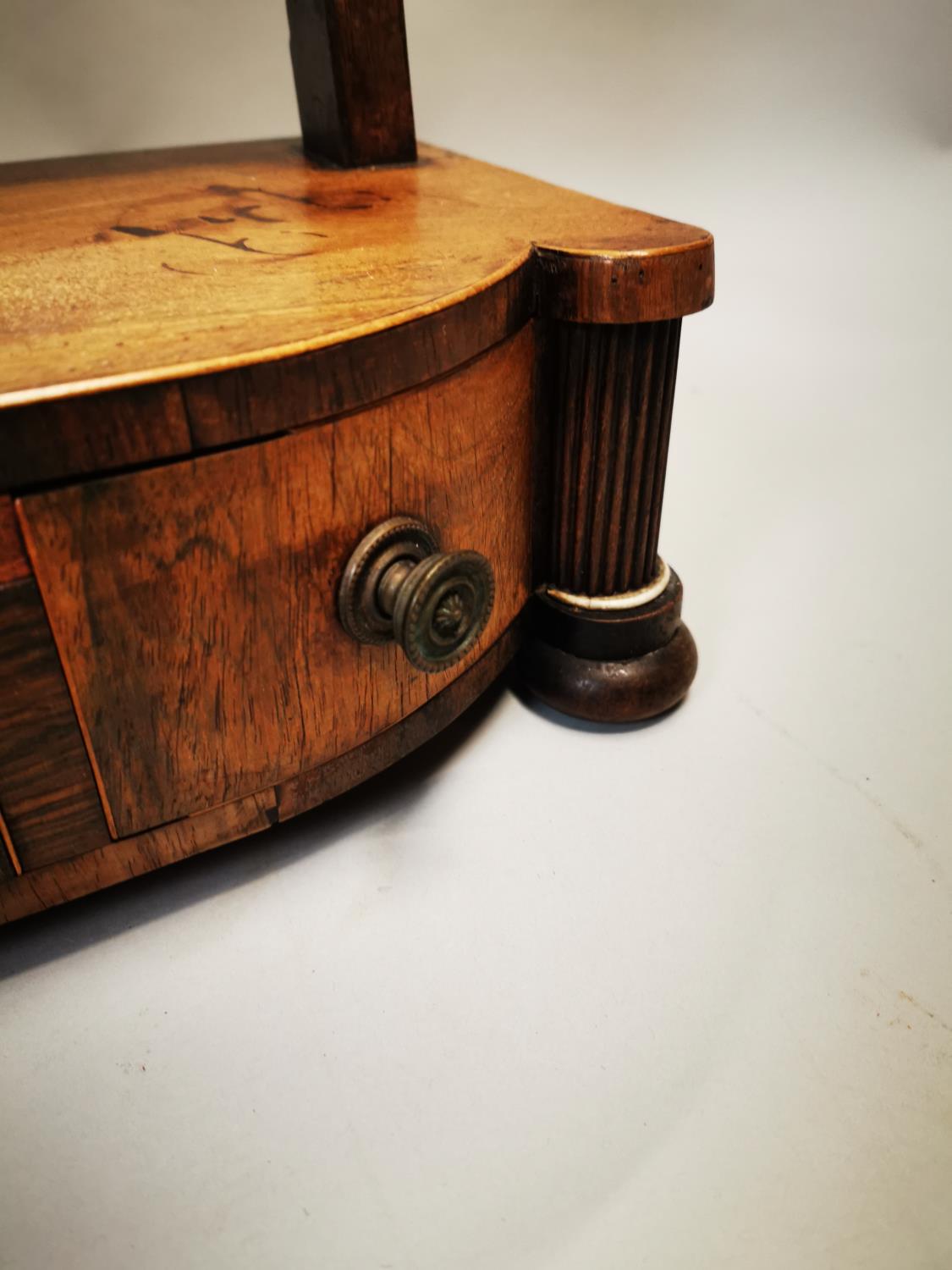 Georgian mahogany dressing table mirror. - Image 4 of 4