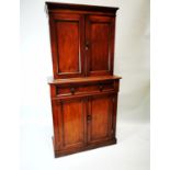 Early 19th C. mahogany Estate cabinet.