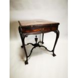 19th. C. mahogany envelope card table.