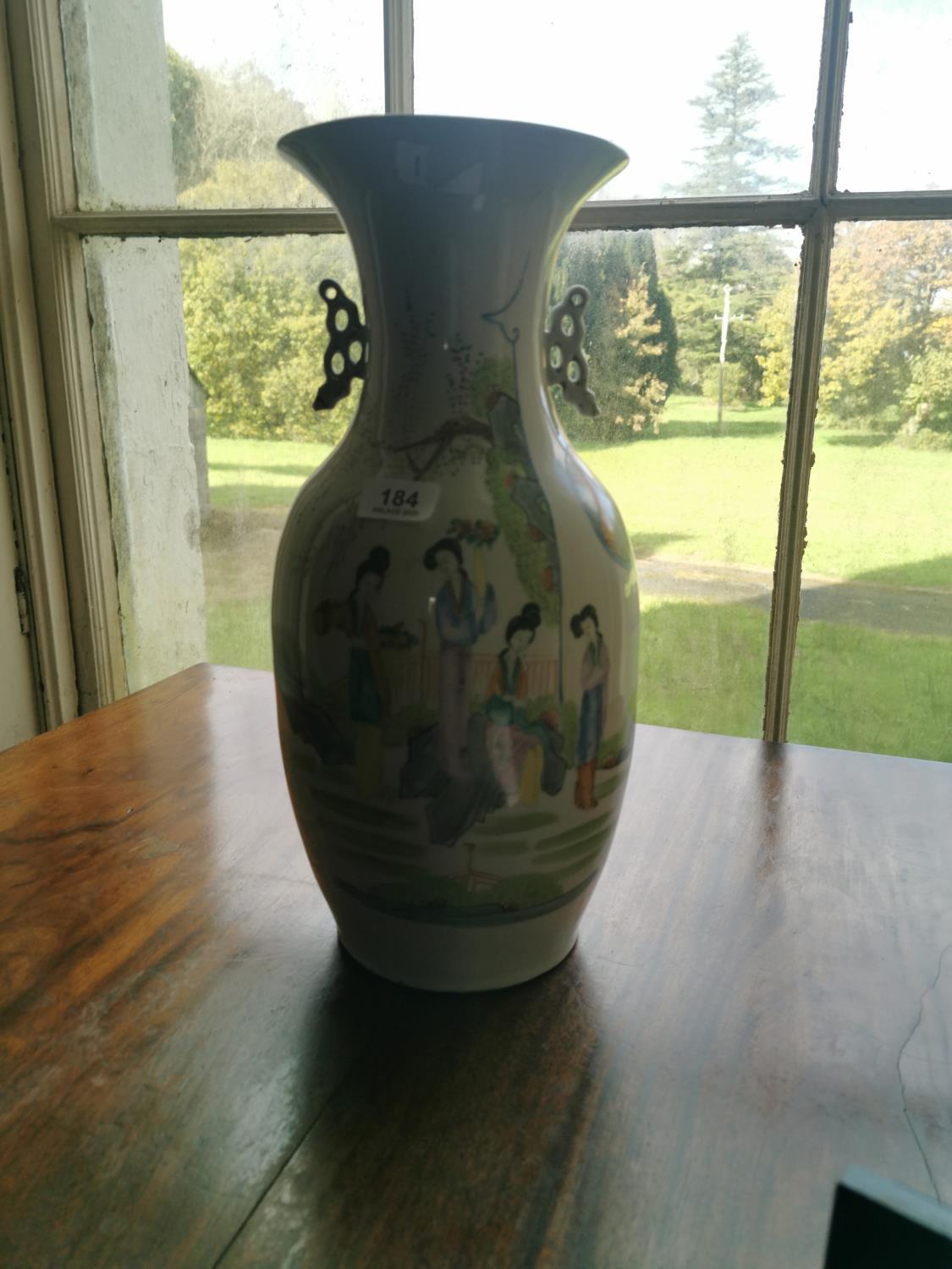 Cantonese ceramic vase.