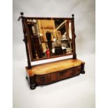 Georgian mahogany dressing table mirror.